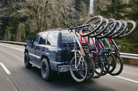Vertical Bike Racks for Cars