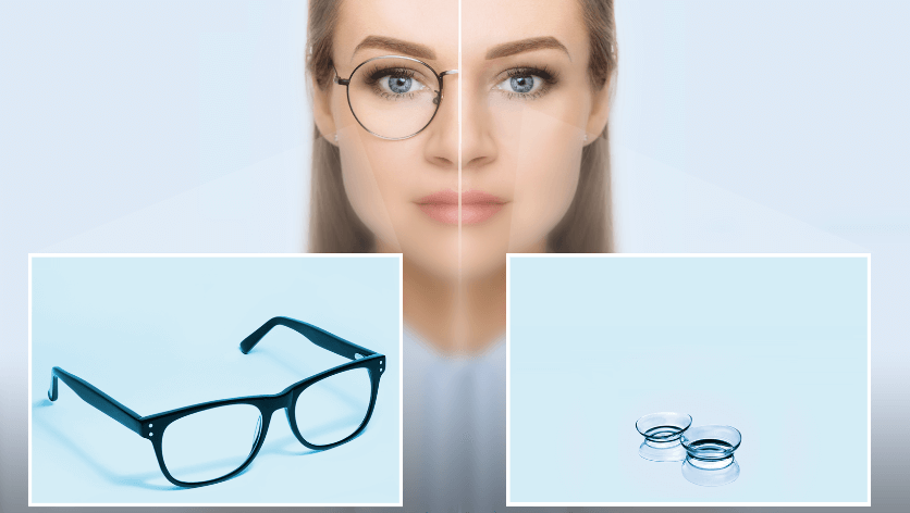Eyeglasses to Contact Lenses