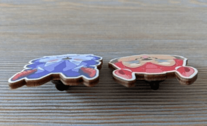 Custom Wooden Pins