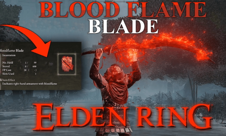 Know all about Elden ring blood flame blade