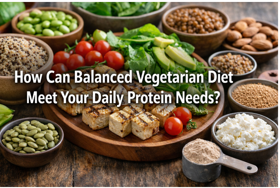 How Can Balanced Vegetarian Diet Meet Your Daily Protein Needs?