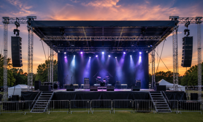 How Event Organizers Use Portable Stage Systems to Create Professional Concert Stage Setups